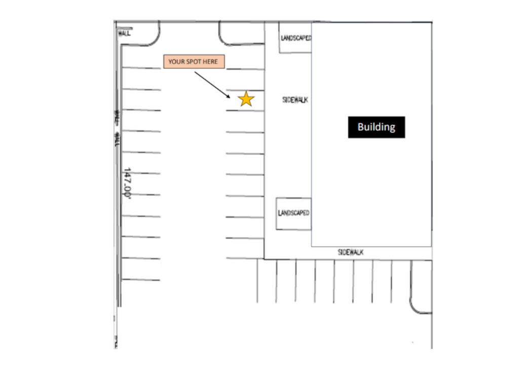 Parking map.