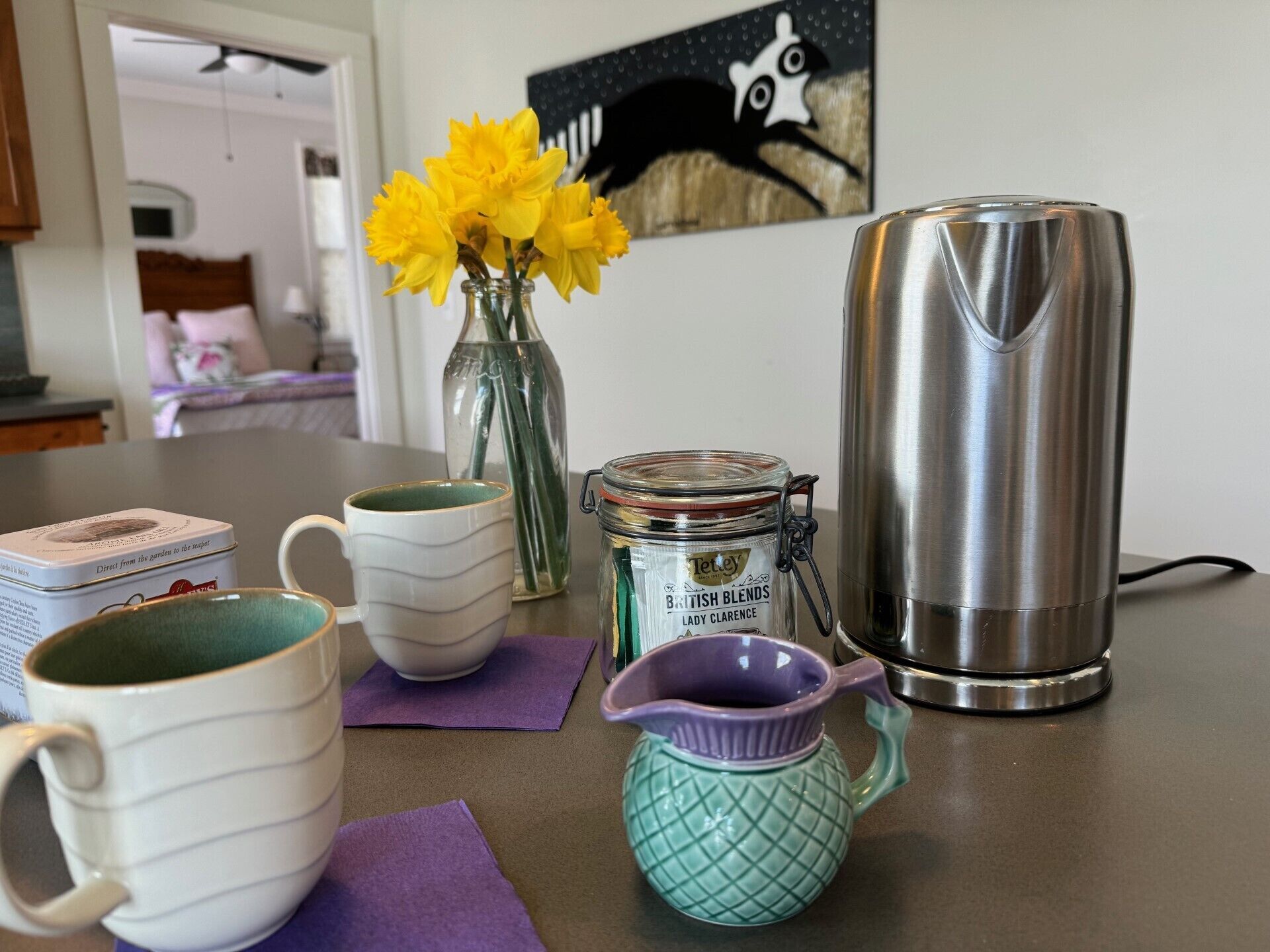 Electric tea kettle available for a perfect cup of tea