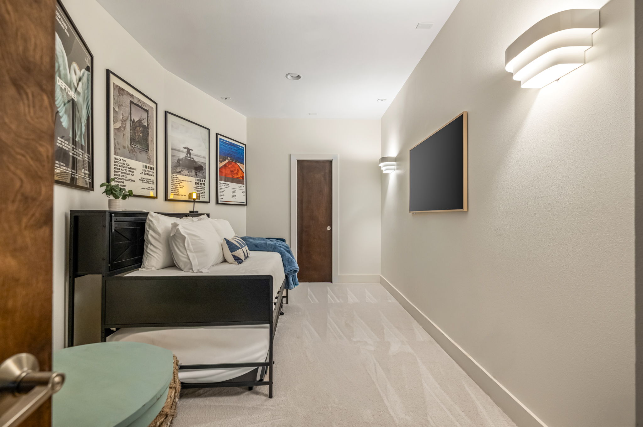 Quiet, comfortable bedroom designed for rest and relaxation