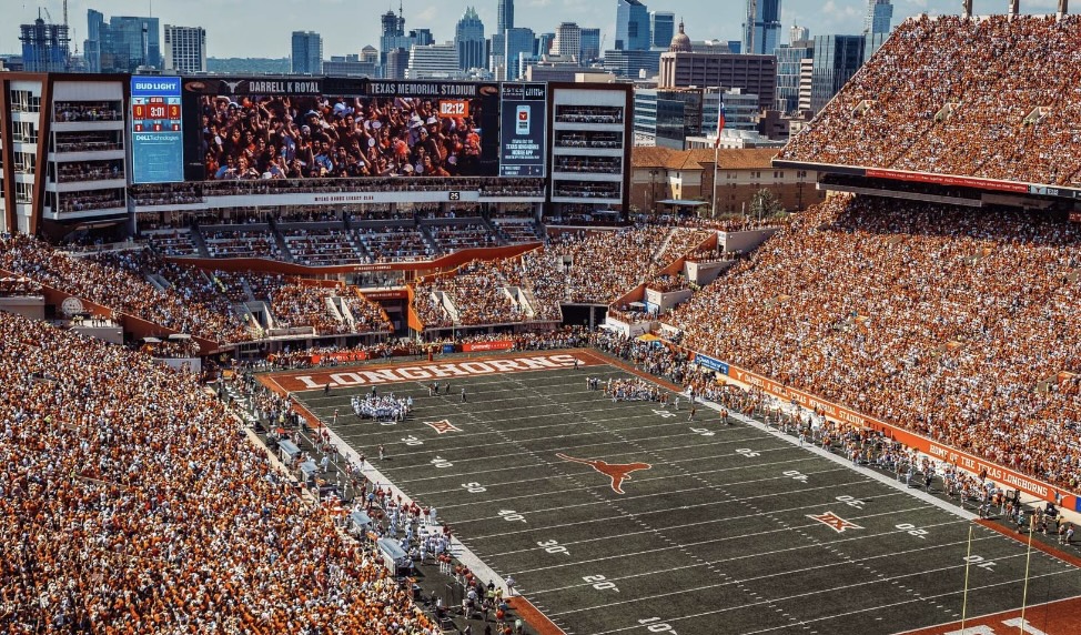 6 mins to UT football