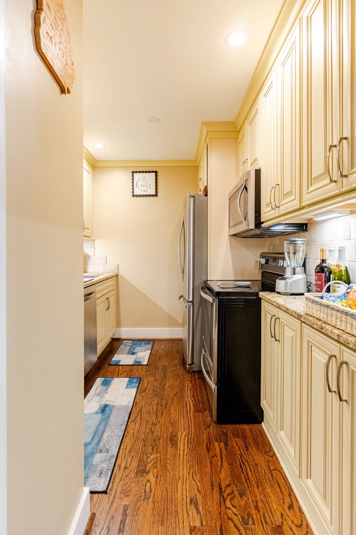 Walk into a beautiful, spacious kitchen designed for comfort, style, and effortless entertaining.