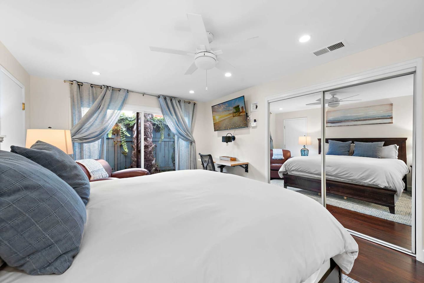 The bedroom also has a 50" TV if you prefer to binge-watch Netflix in bed :)