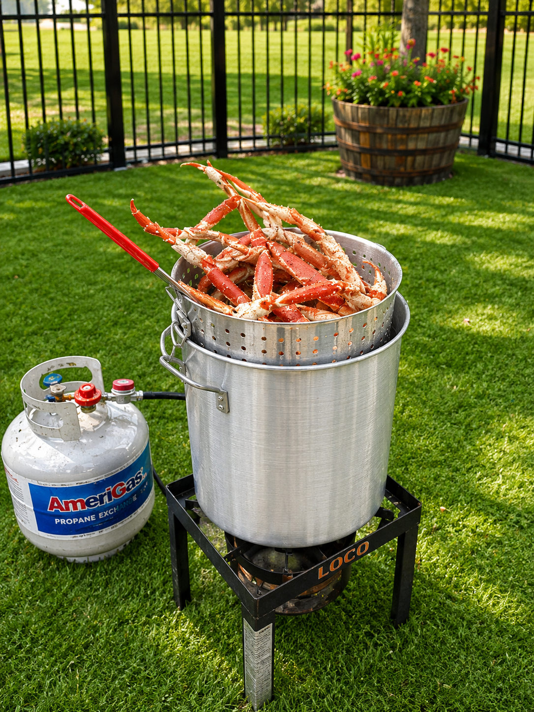 🦀 Bring home the catch! Pick up fresh Gulf seafood from a local market or after a day on the water, then gather around the outdoor seafood boil station for an unforgettable coastal feast with family and friends. It's a true 30A vacation tradition.
