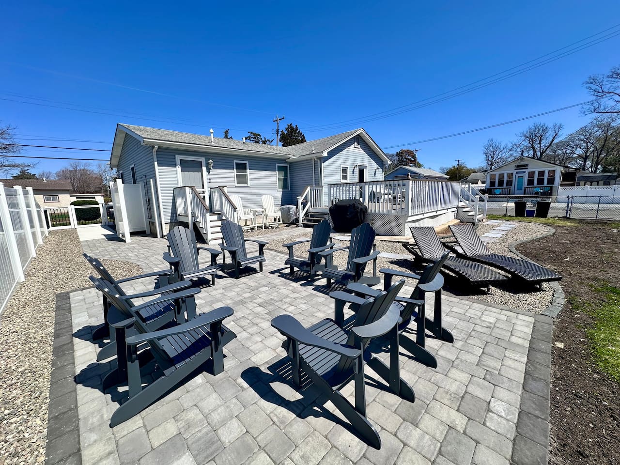 Backyard patio