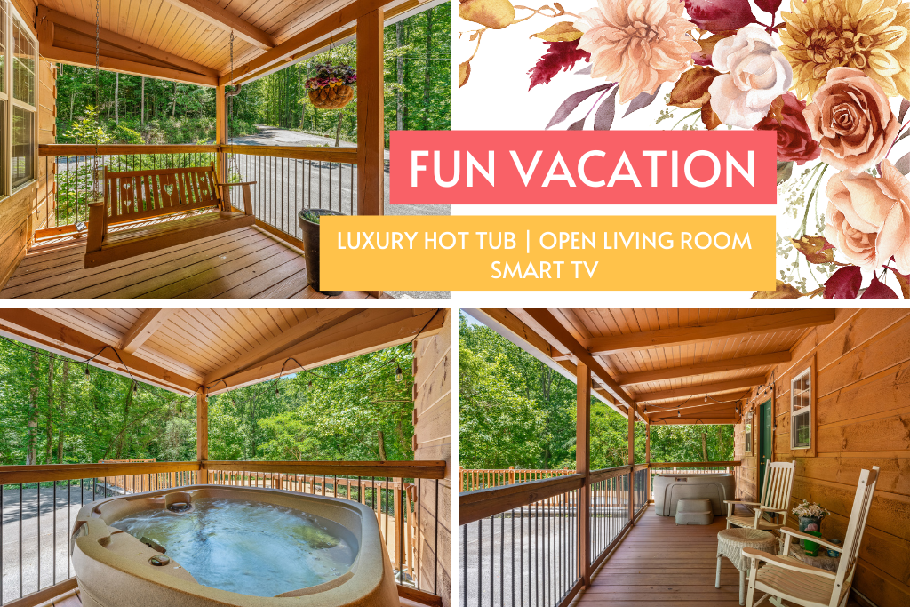 Private hot tub, cozy fire, Smart TV—your fun mountain getaway awaits!