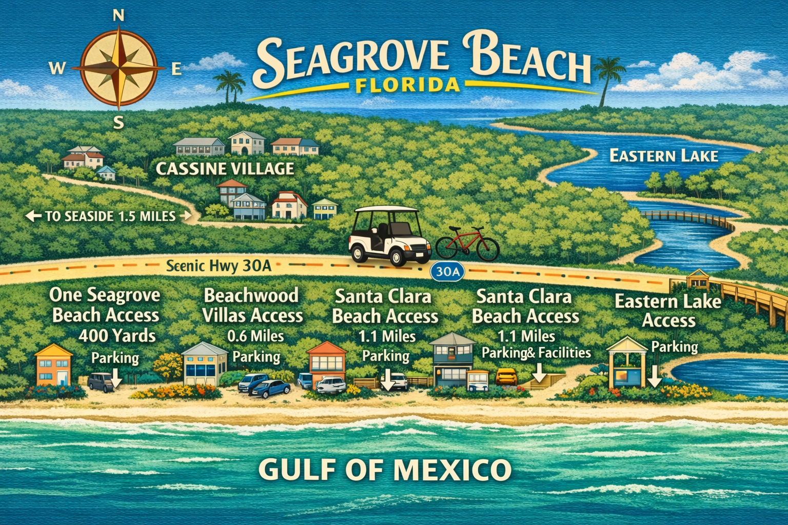 Multiple beach access points close by! 