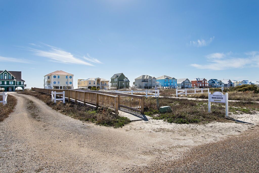 private boardwalk. 5-10 min walk