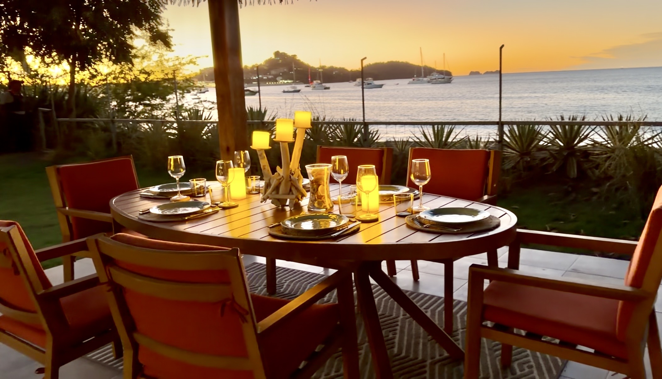Evening Dining by Beach