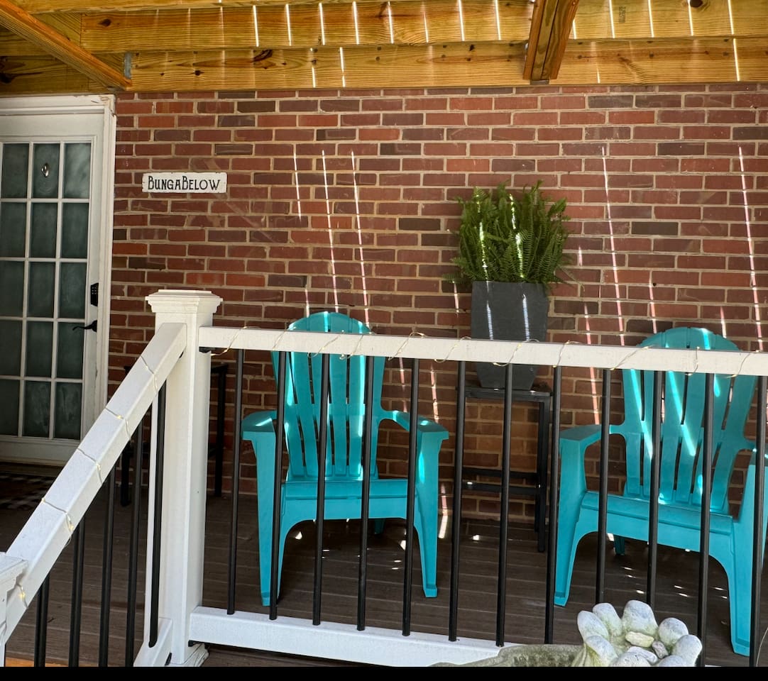 Enjoy some fresh Carolina air and a cup of coffee on your own private deck!