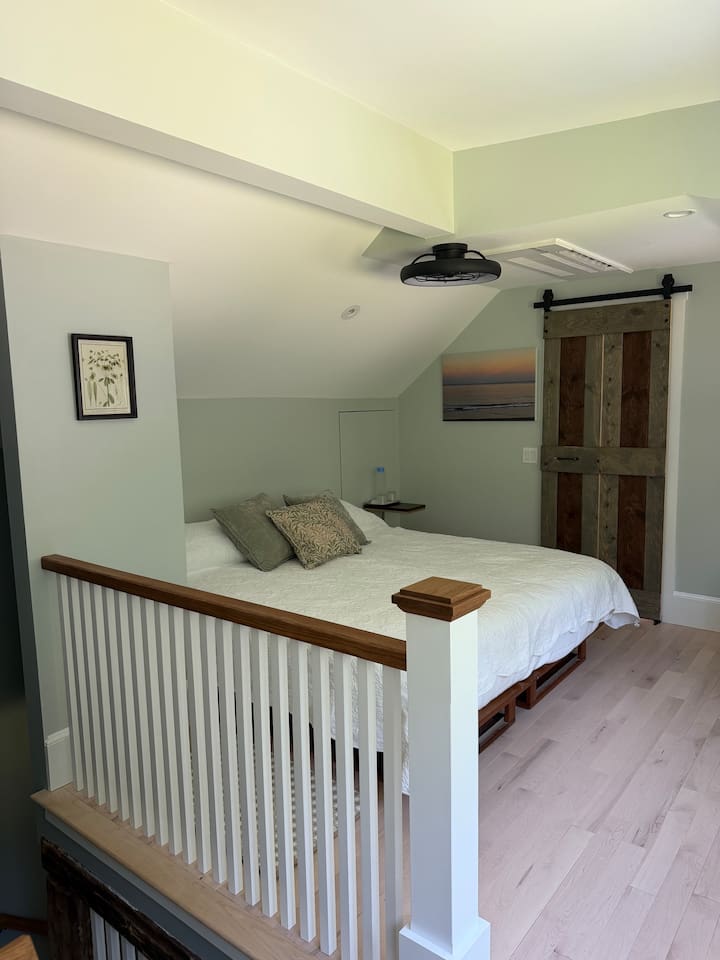 Stairs to second floor bedroom