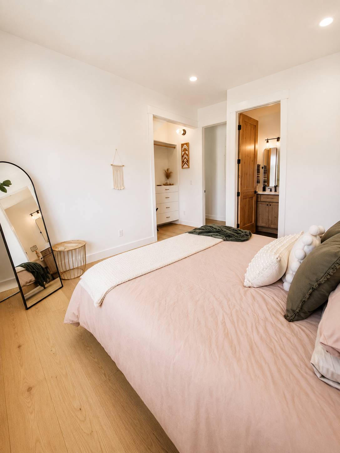 Bedroom #3: downstairs king bed with ensuite
