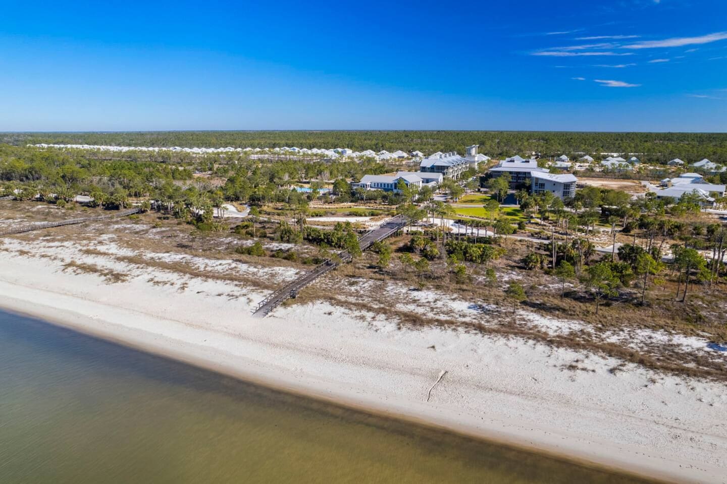 Enjoy free access to the beach just steps away from home.