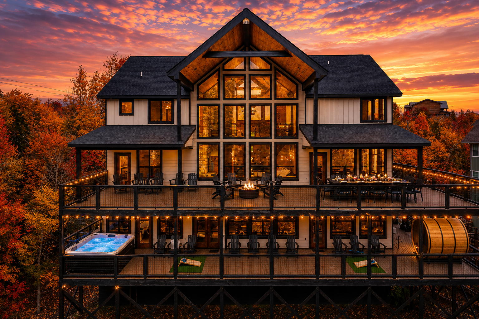 Luxury 8,000 sq ft - Sleeps 26 - 8 bedroom - 8 1/2 bathroom - All En-Suite’s - Sauna - Gym - Elevator