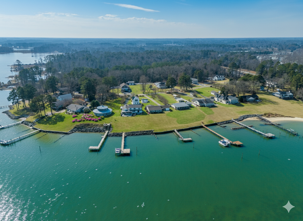 Scenic Retreat: Embrace waterfront living surrounded by nature's beauty in Topping, Virginia!
