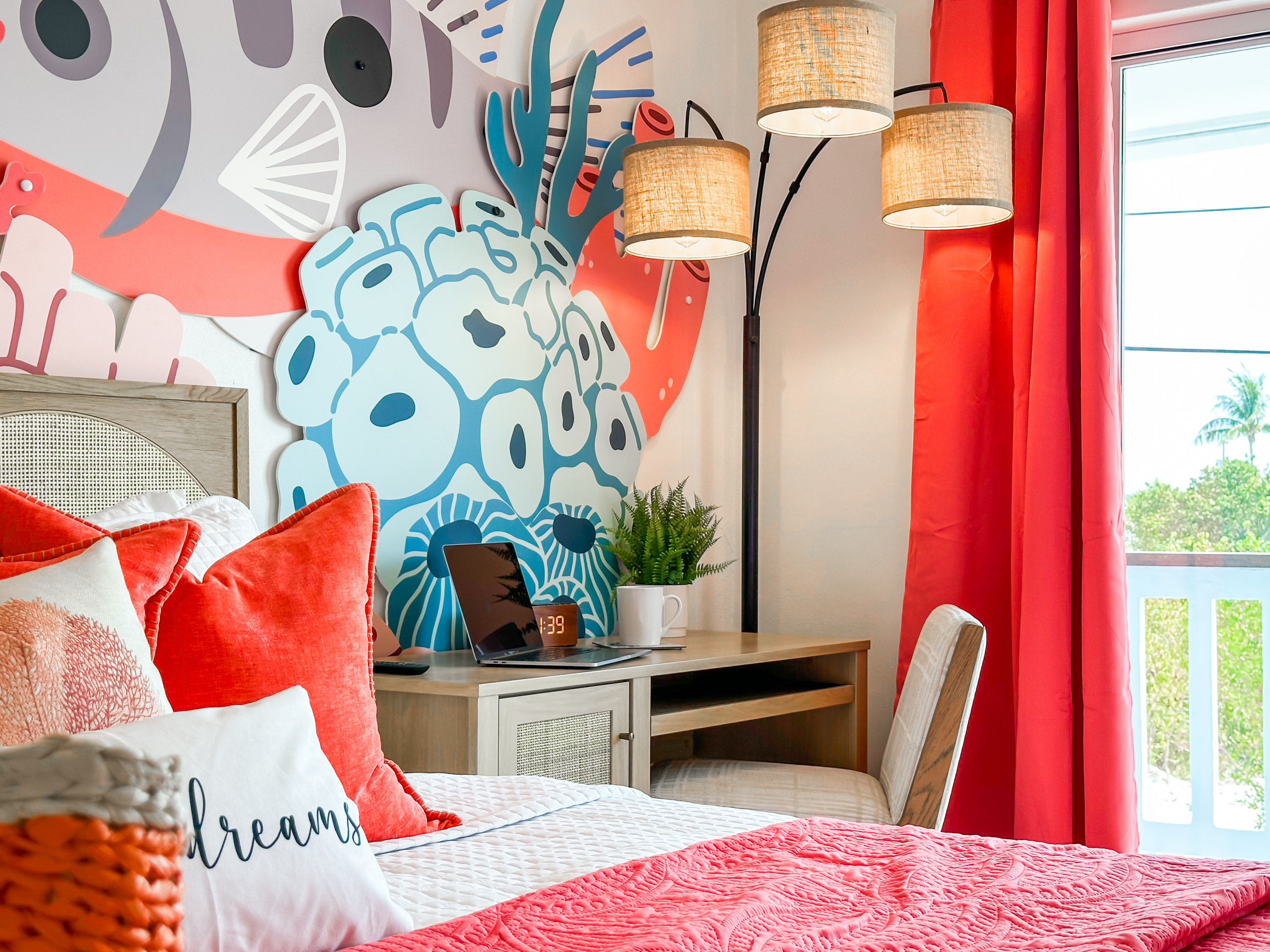 With a dedicated office nook if you have to catch up on some emails.