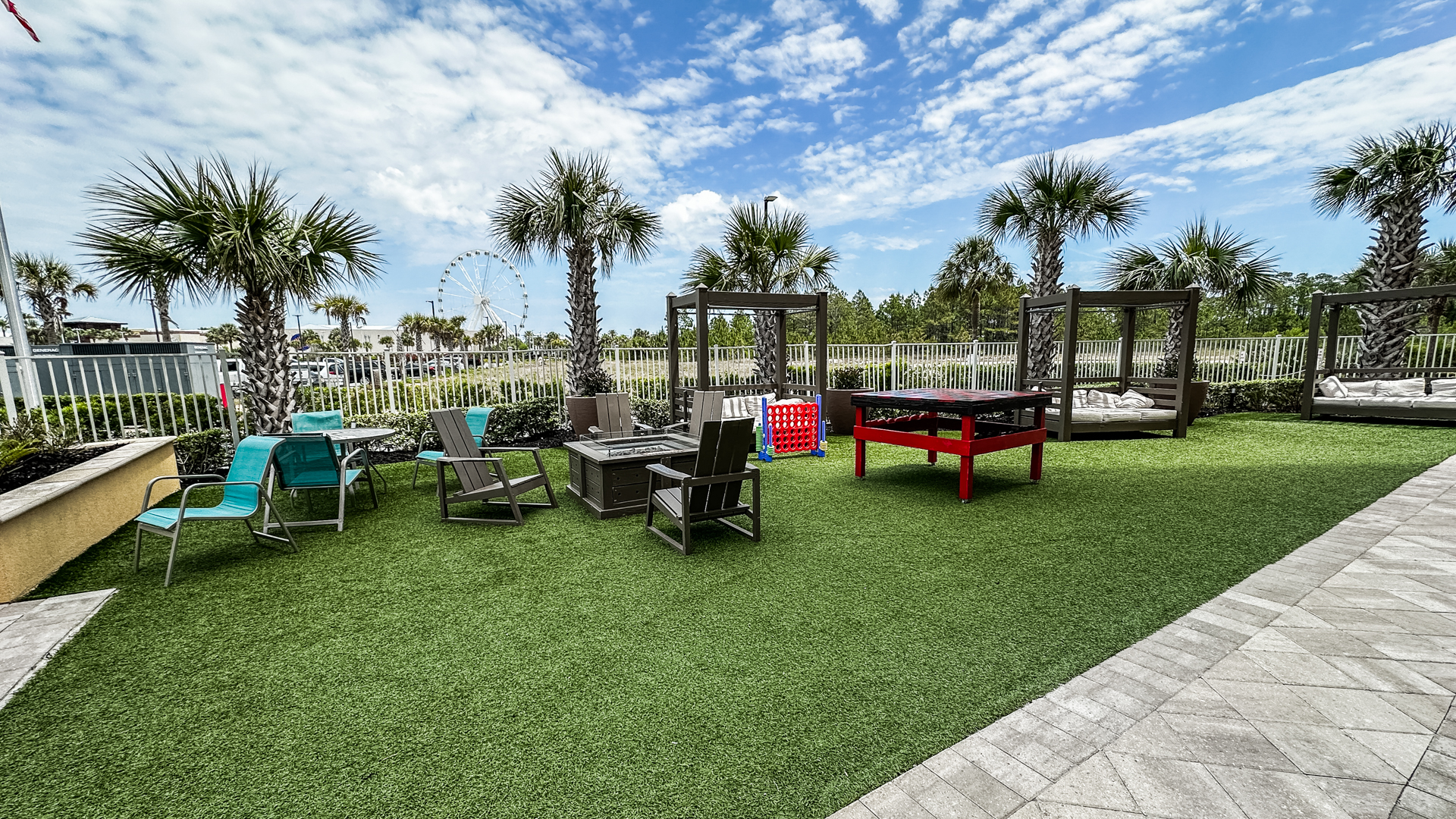 GRASSY PLAY AREA & FIRE PIT
