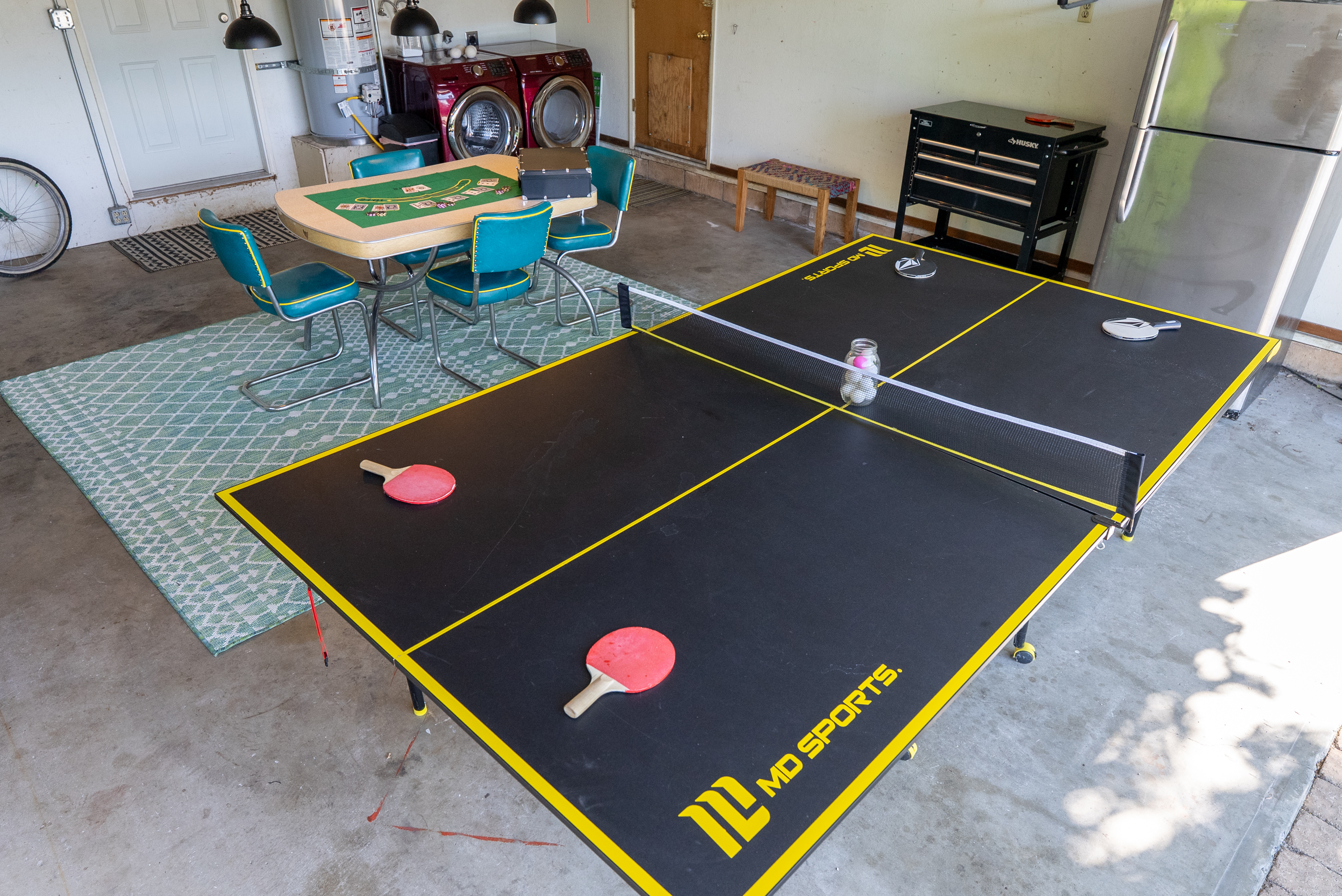 Enjoy a dedicated space for play, whether it’s cards or a quick match.
