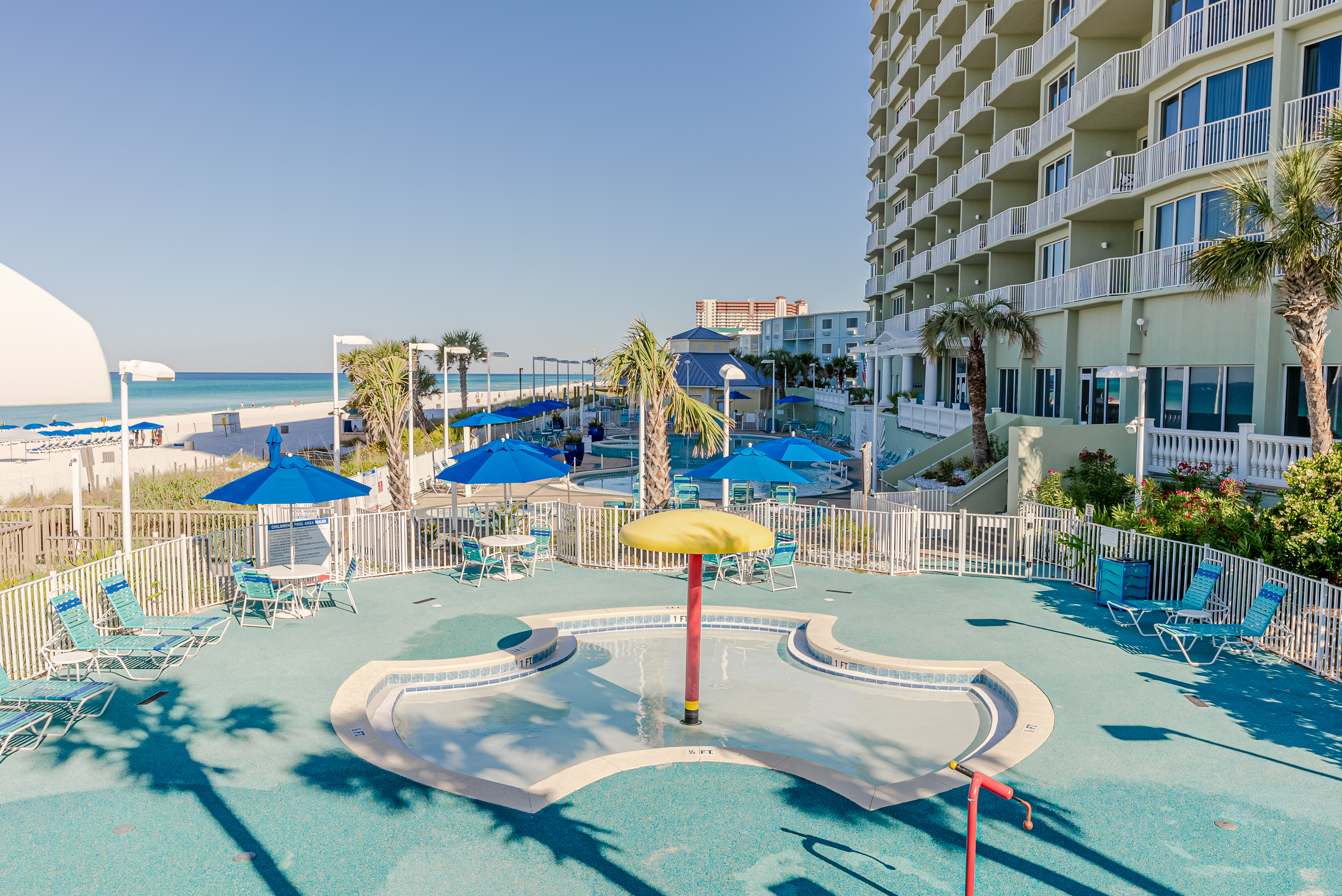 Kid's splash area