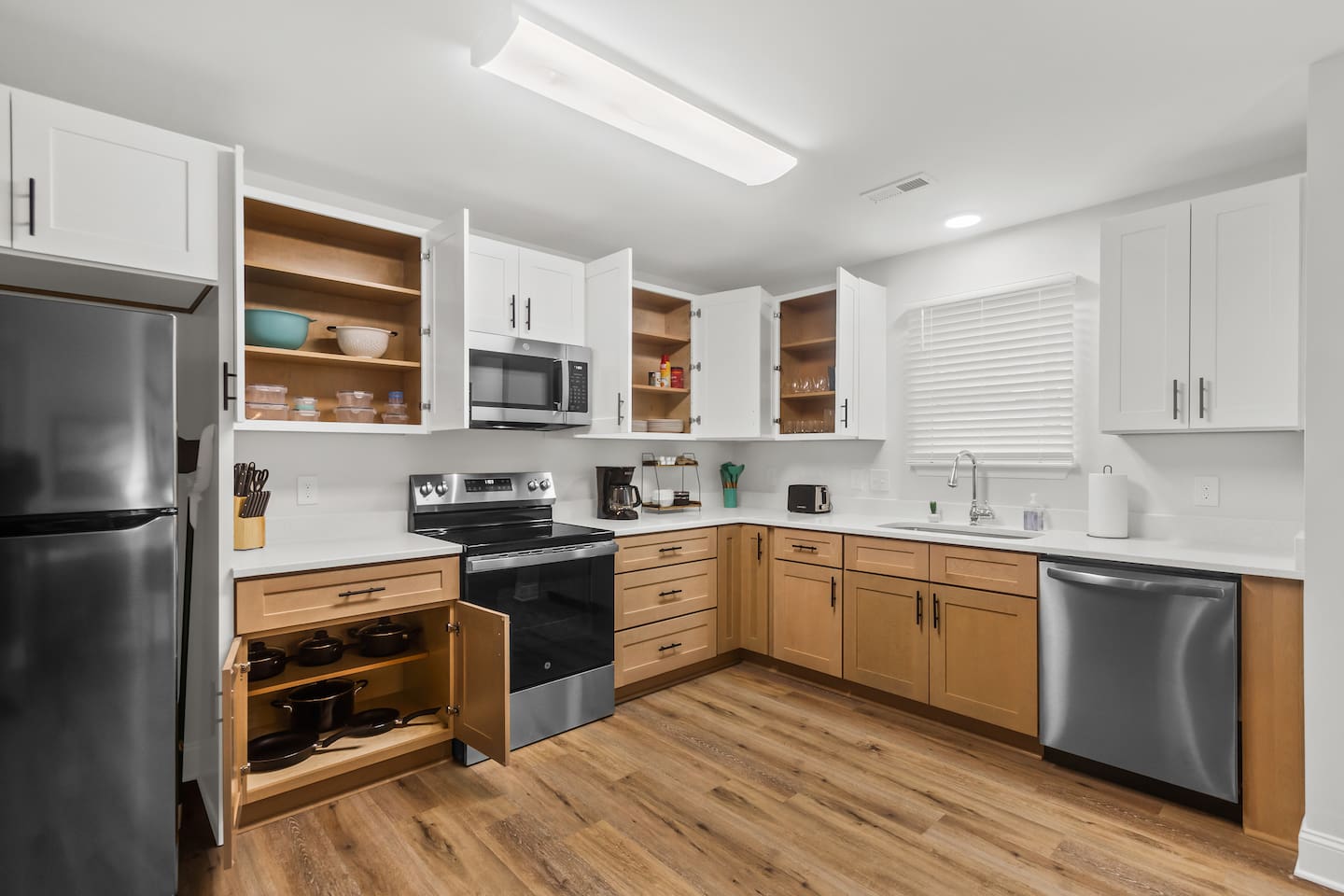 Kitchen with contents