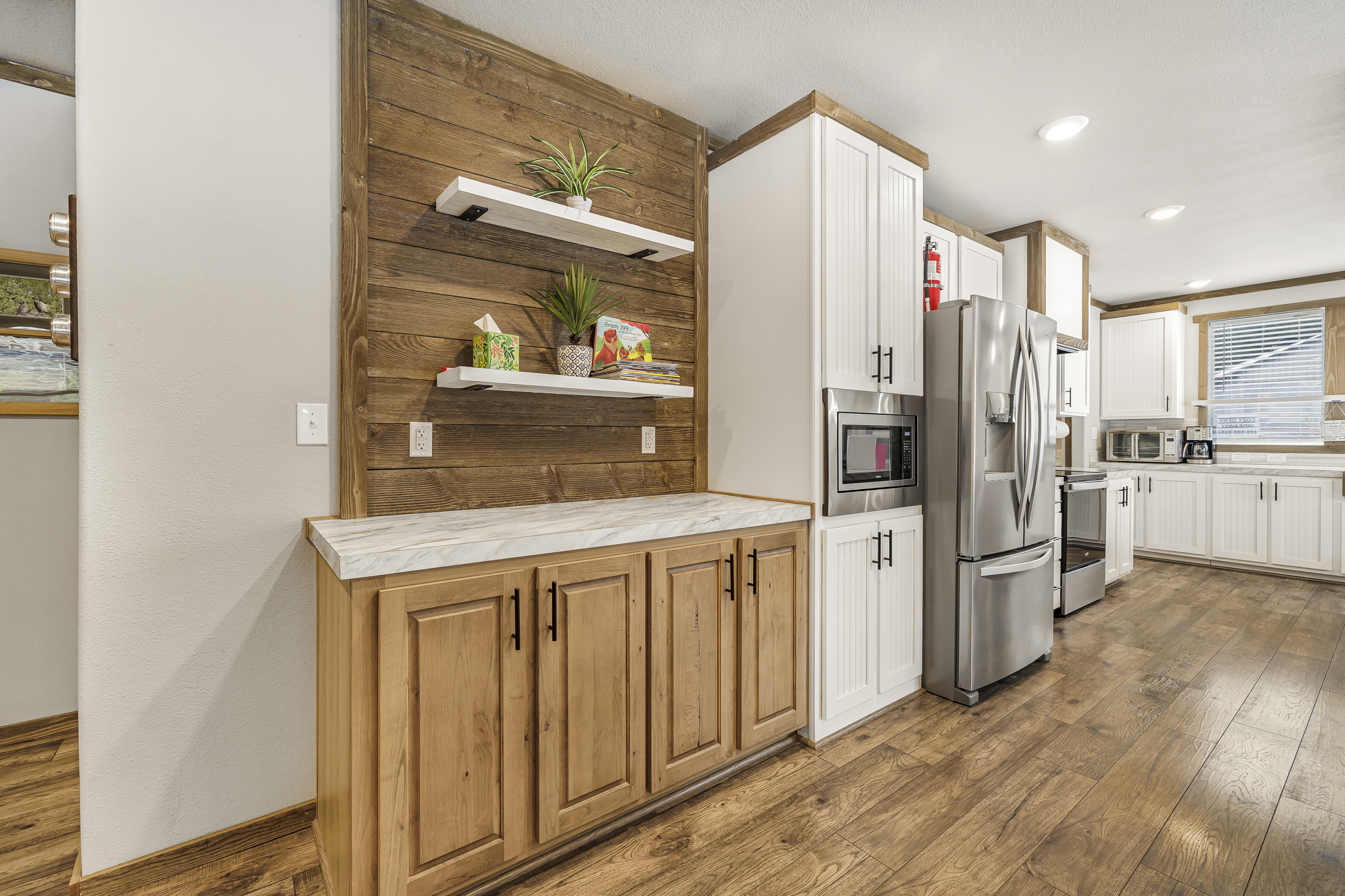 Fully stocked kitchen