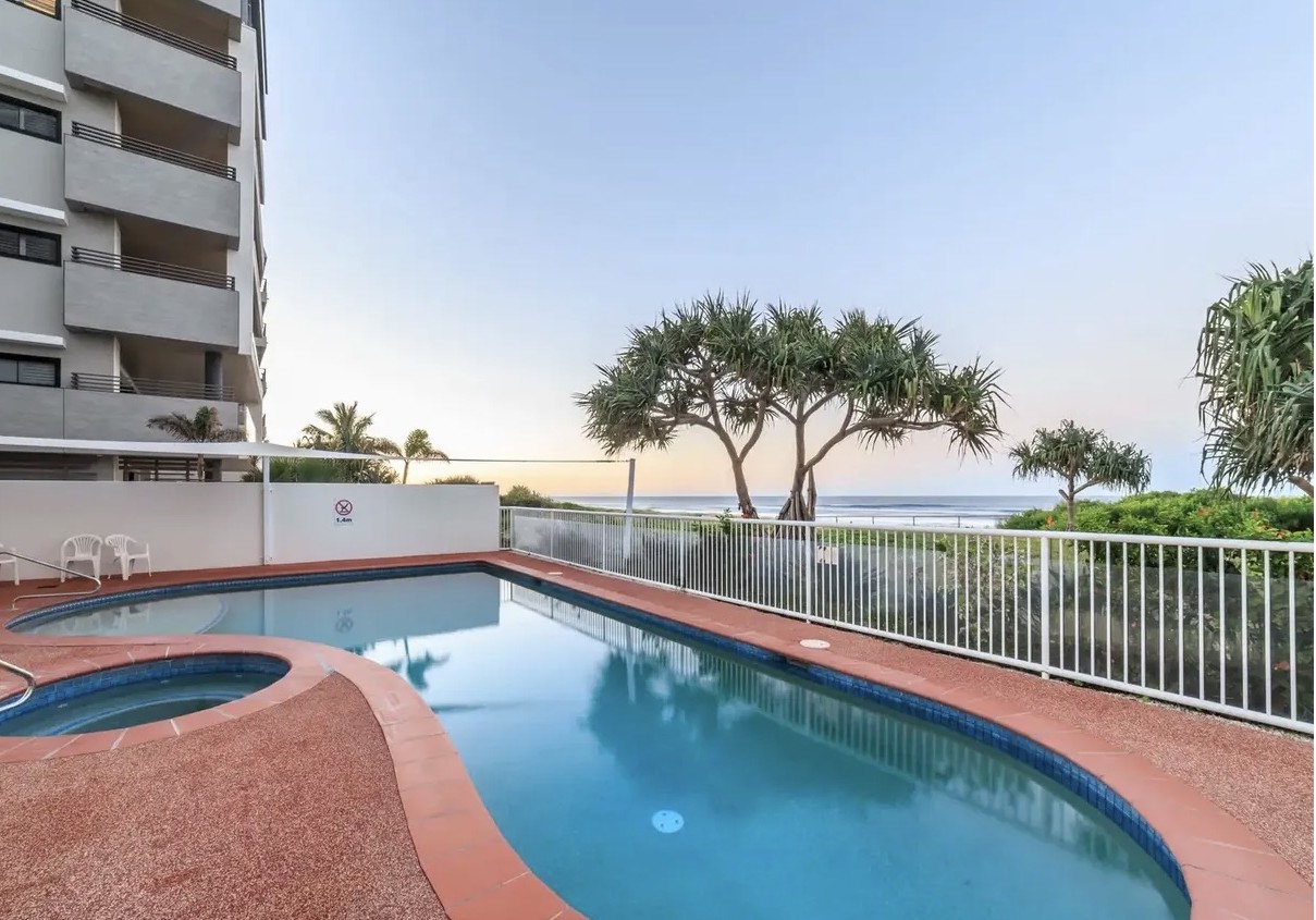 Beach View from Pool