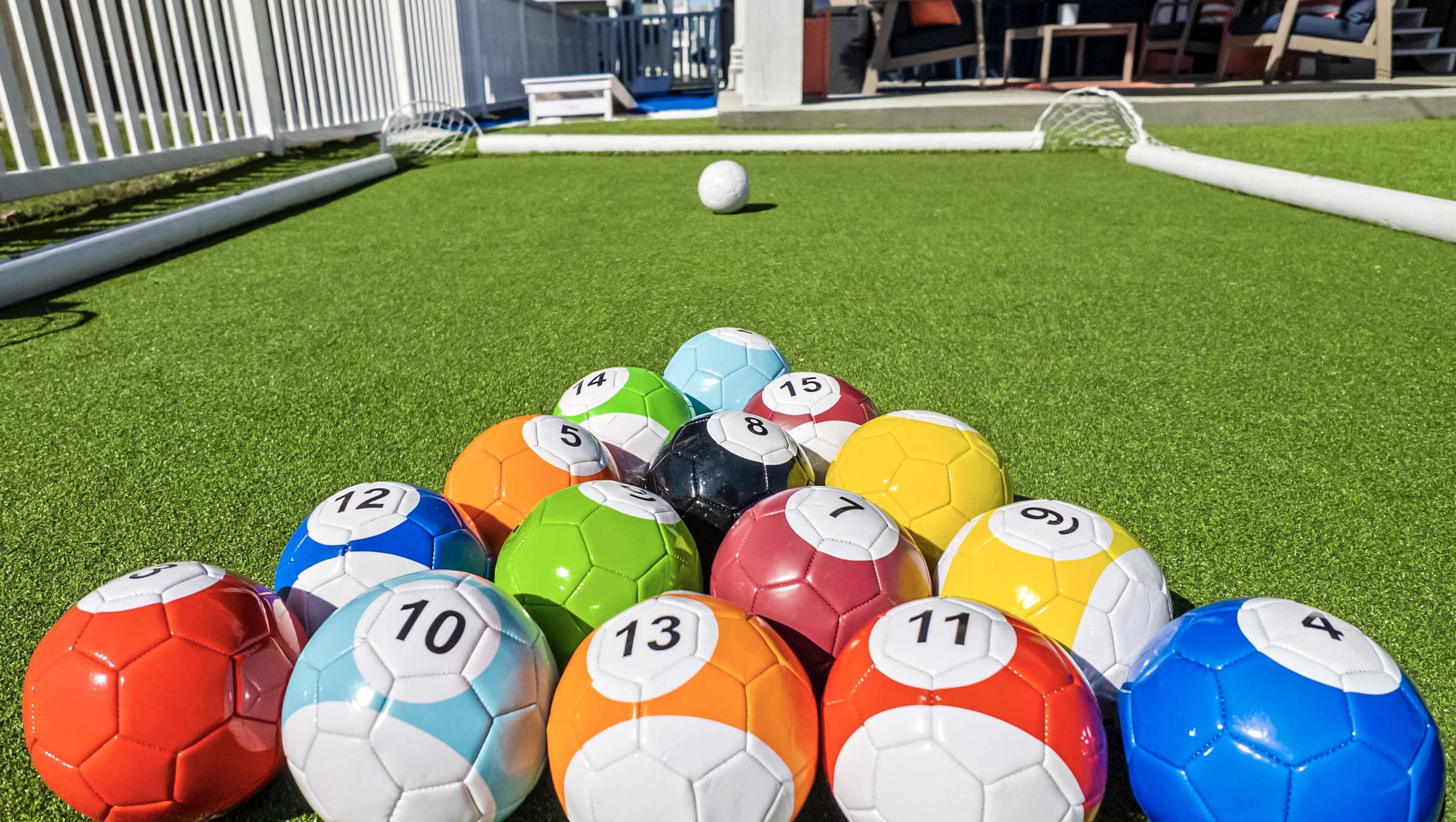 No pool stick needed here!