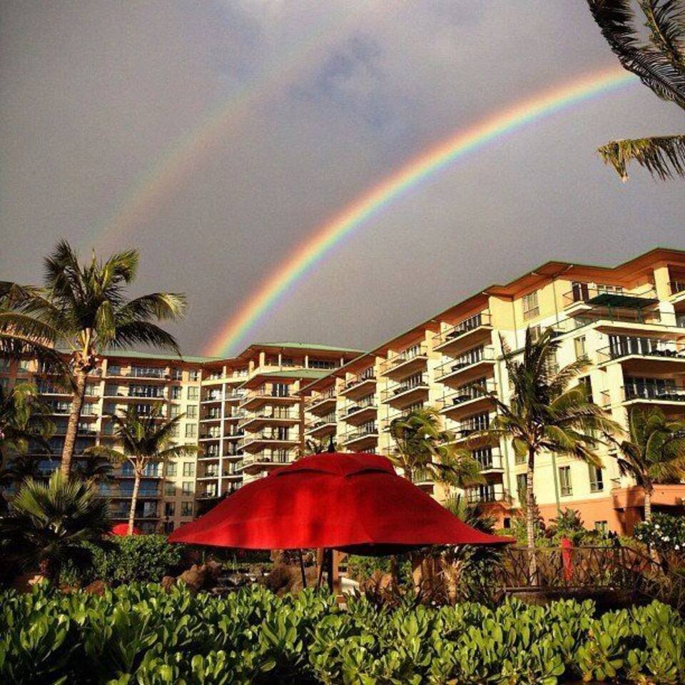 Beautiful Maui double rainbow