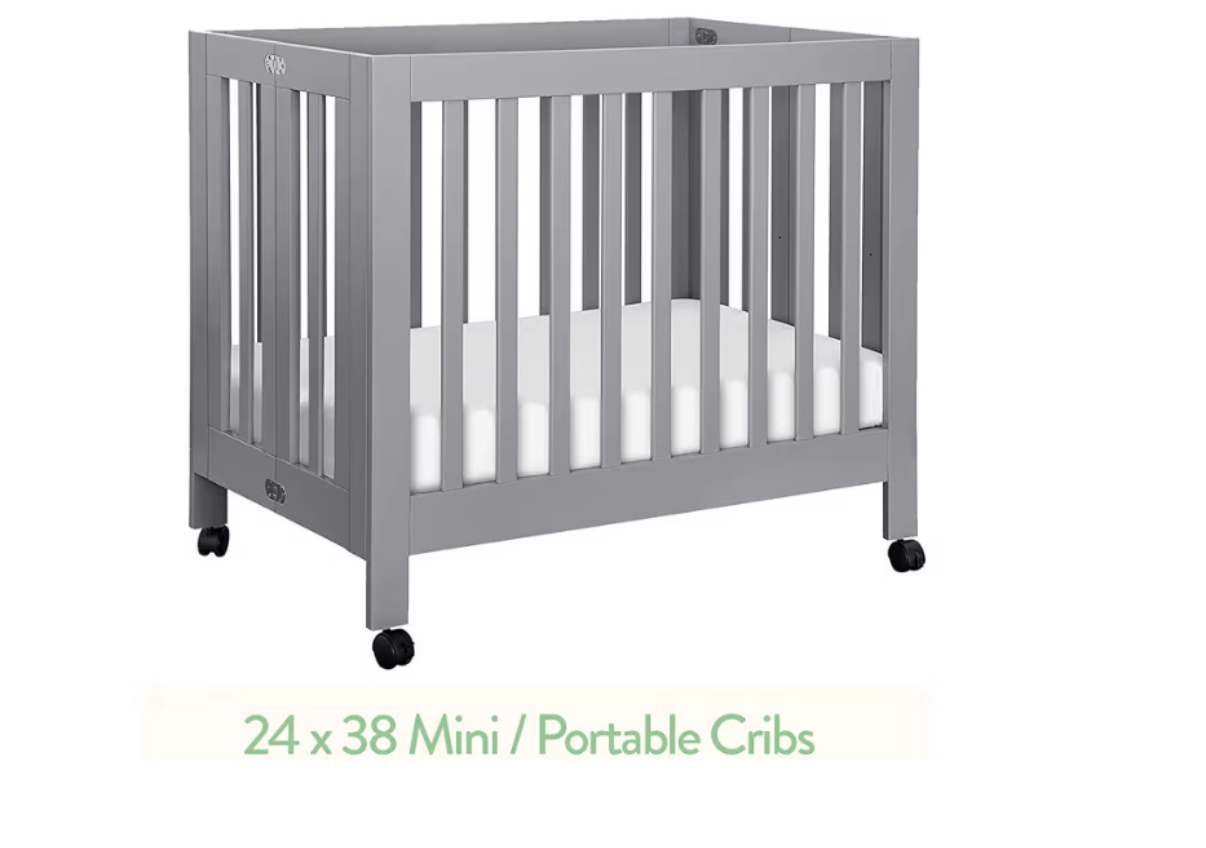 Portal crib and mattress included (bring your own sheets)