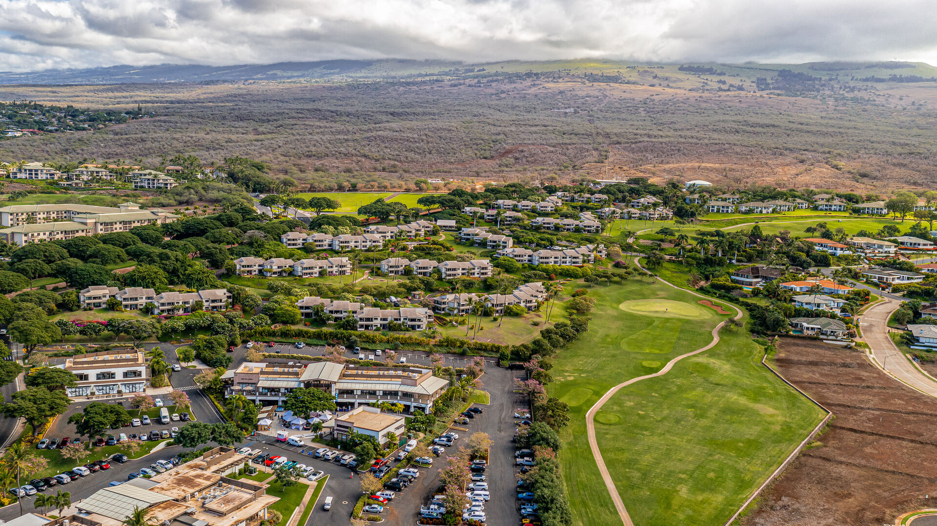 Wailea Ekolu on the 10th hole of the Waliea Blue course