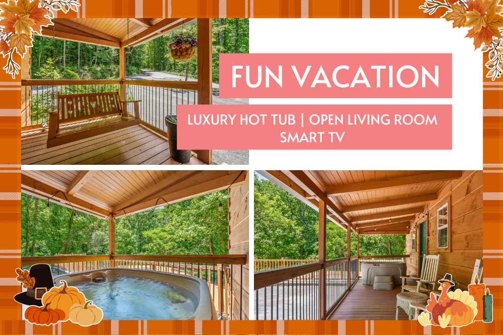 Private hot tub, cozy fire, Smart TV—your fun mountain getaway awaits!