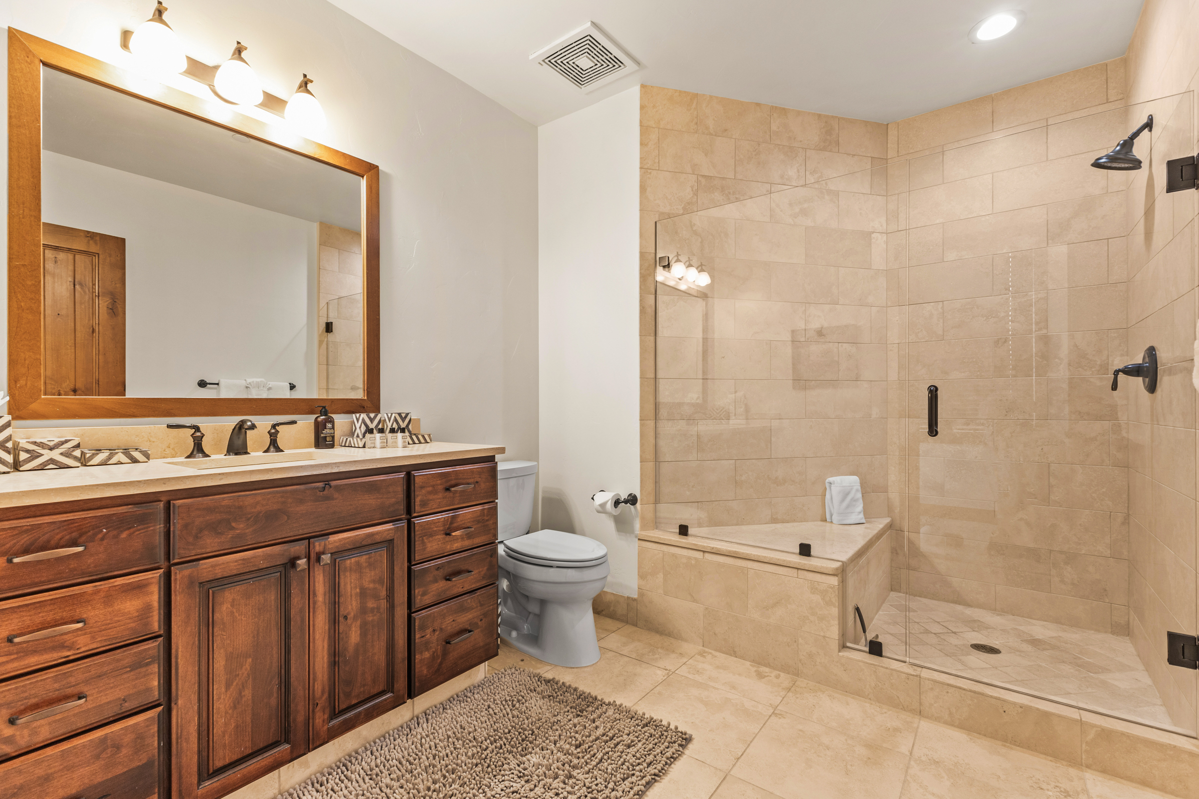 Ensuite Bathroom #1 | Stand alone shower | Toilet