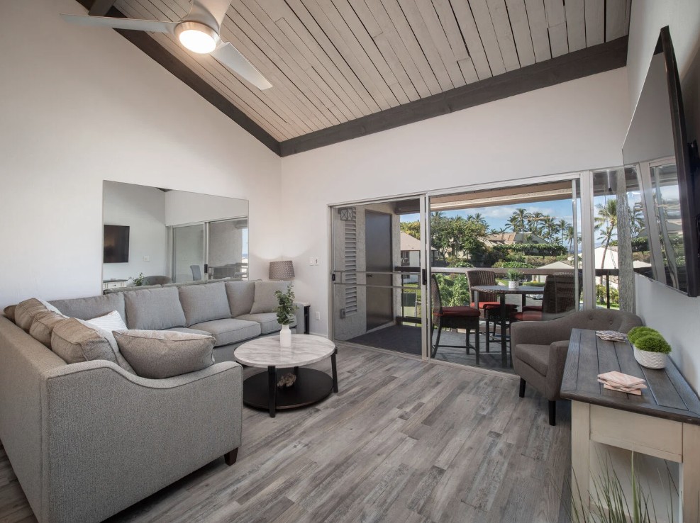 Family Room includes sofa and pull out queen bed.