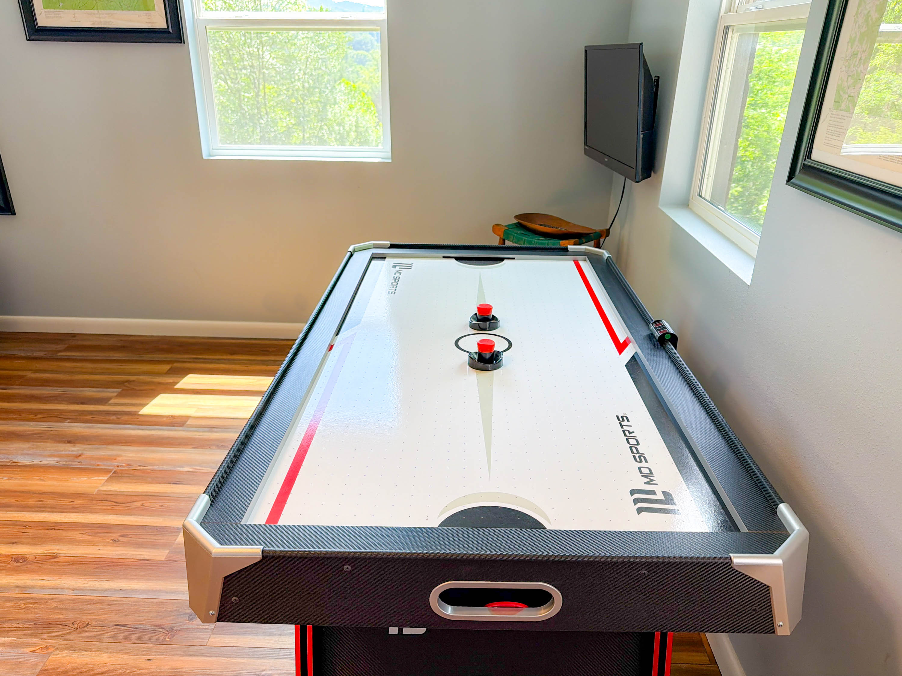 Air Hockey is a favorite on a rainy day in the Smokies!