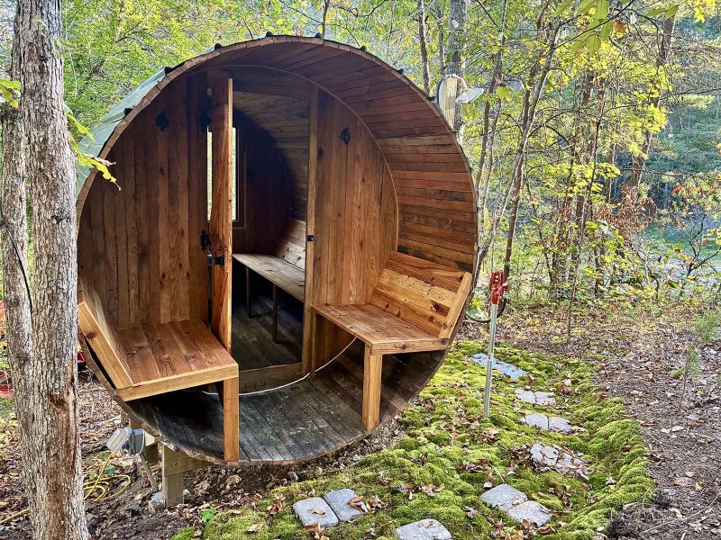Private Barrel Sauna
