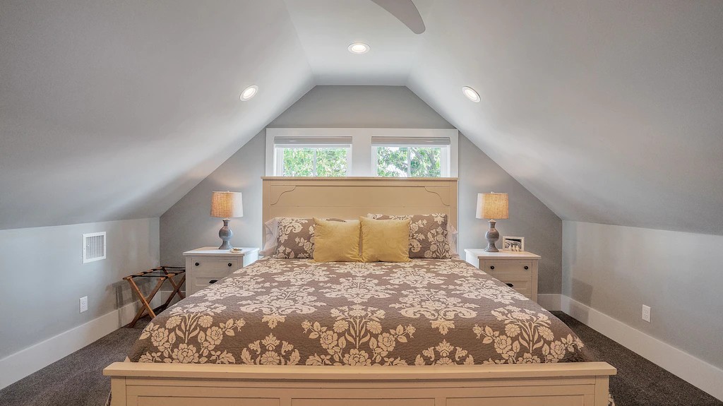 King sized Master Suite upstairs.