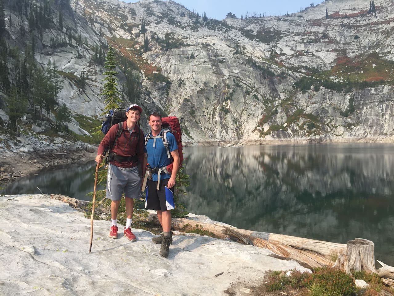 12 mi hike up Mill Creek west off house 