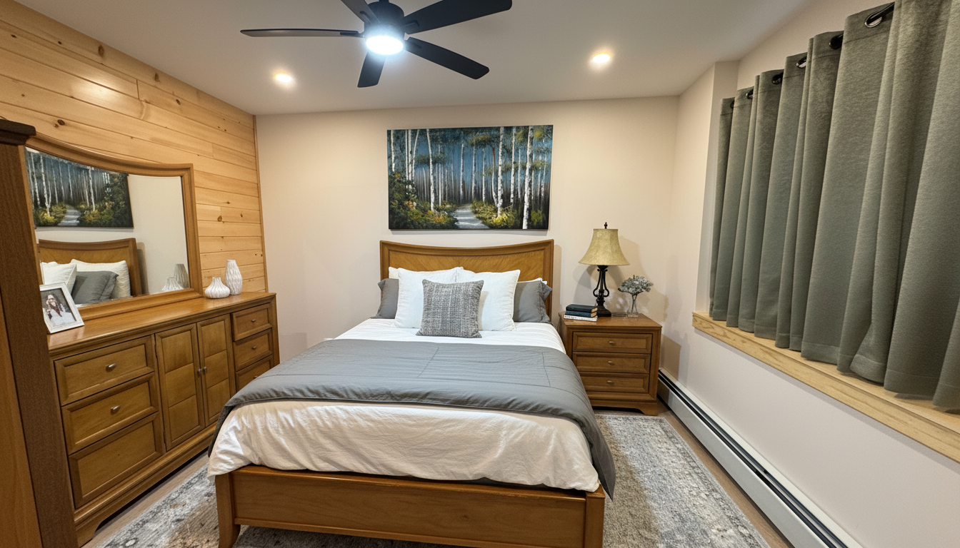 Relax and recharge in our cozy bedroom, your peaceful retreat after a long day!