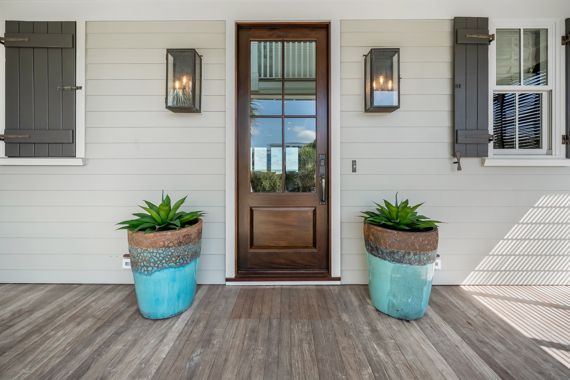 Front Door | Beach Shelter | 3708 Palm Blvd | Isle of Palms, SC | IOP Escapes