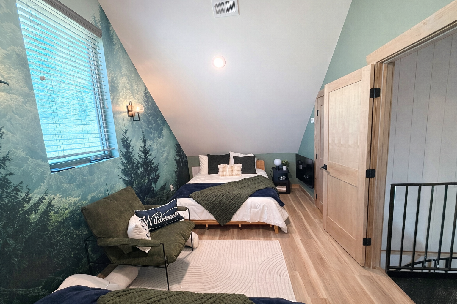 Each Queen bed has its own Smart TV