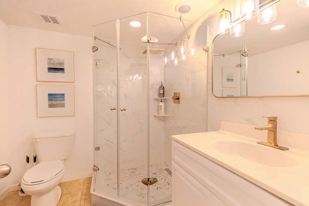 Newly remodeled shower!