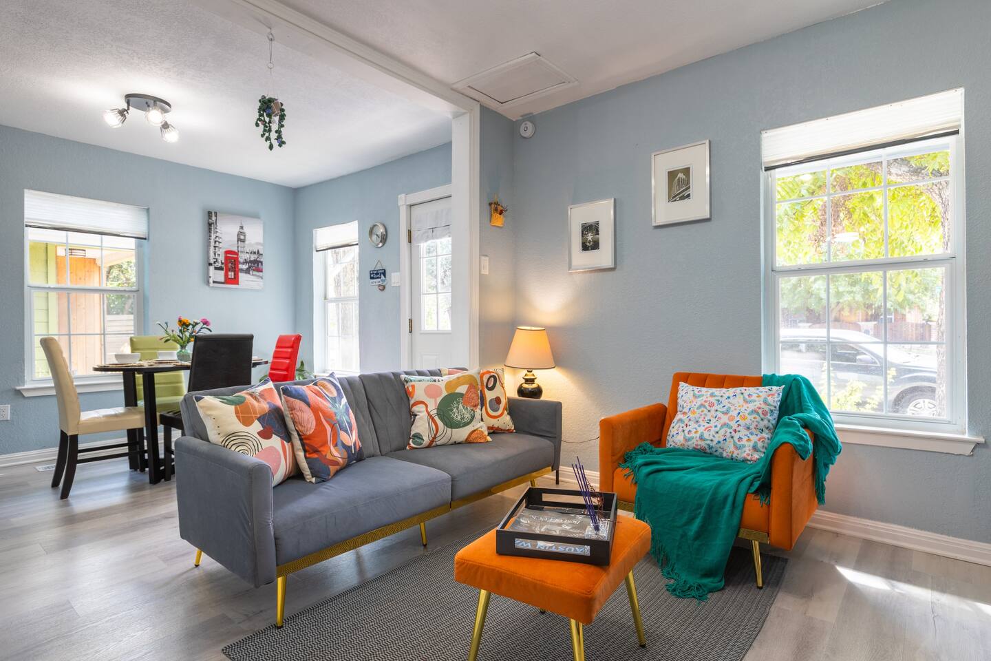 spacious living room with a lot of natural lights