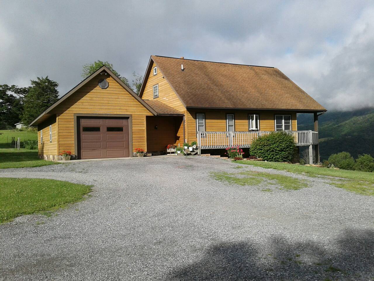The house as you will see it from your parking area.