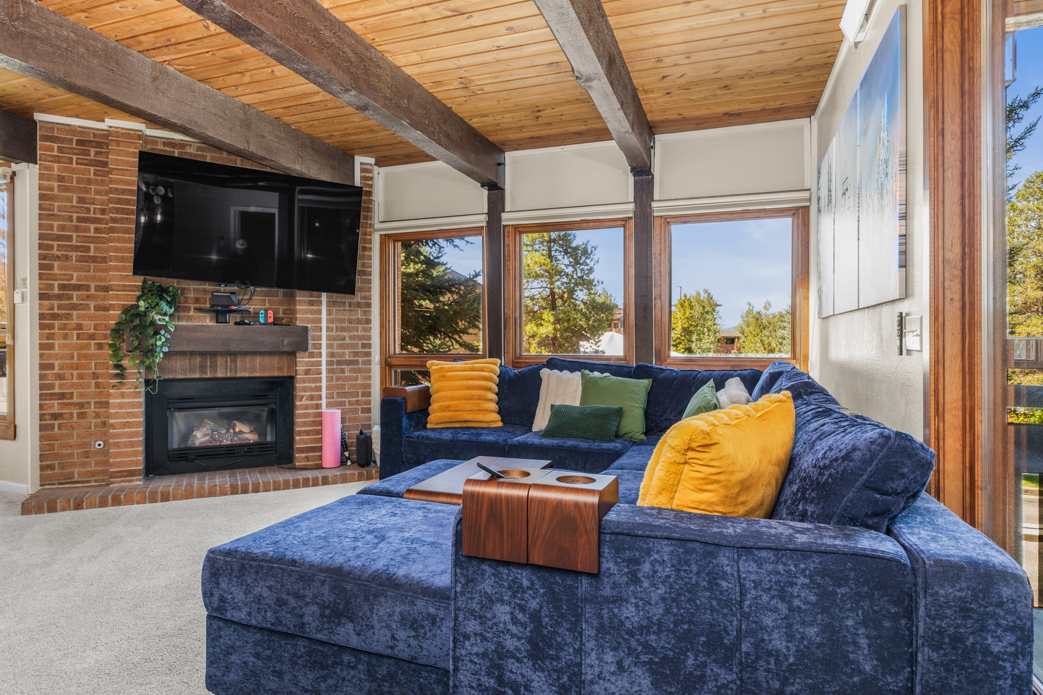 Living Room with Lovesac Couch