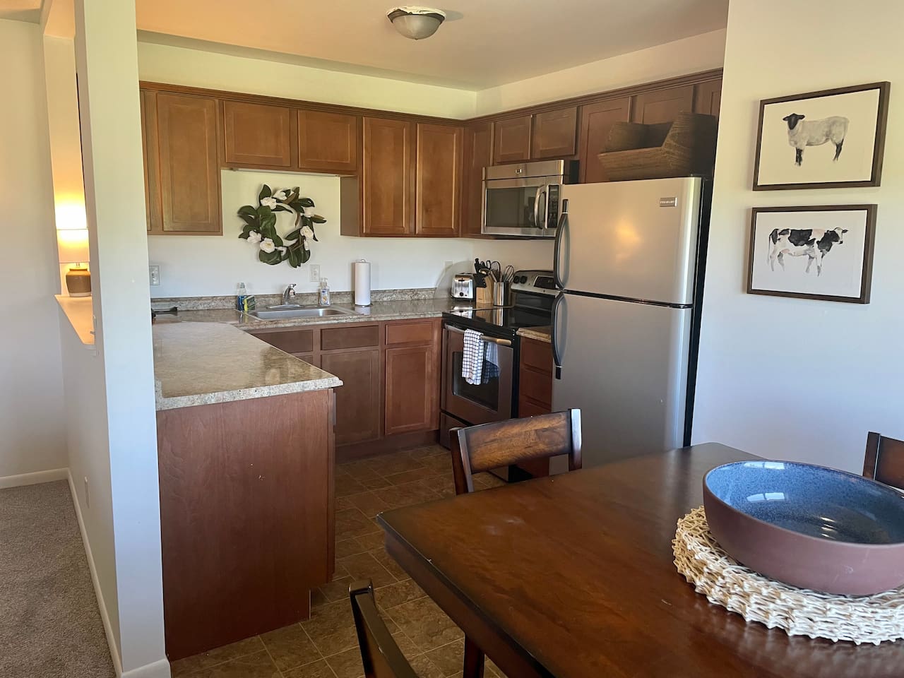 Fully equipped kitchen