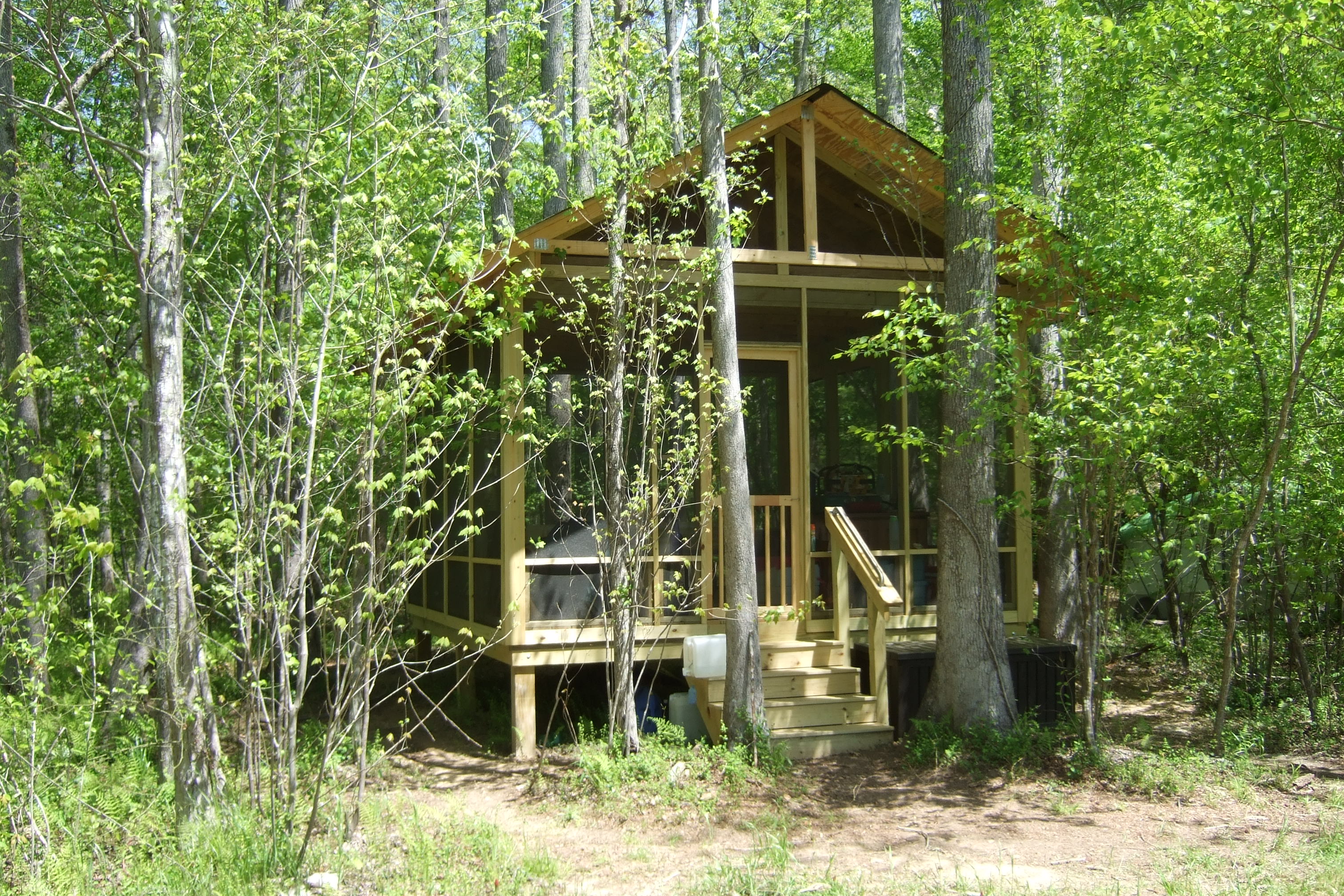 Porch near the creek.