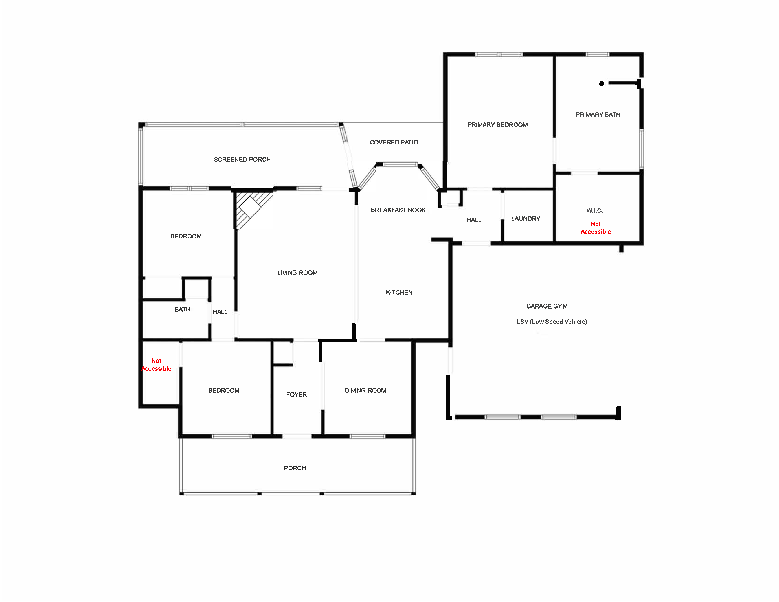 Spacious, open layout with room for everyone to relax and recharge- see how everything flows in this easy floor plan.