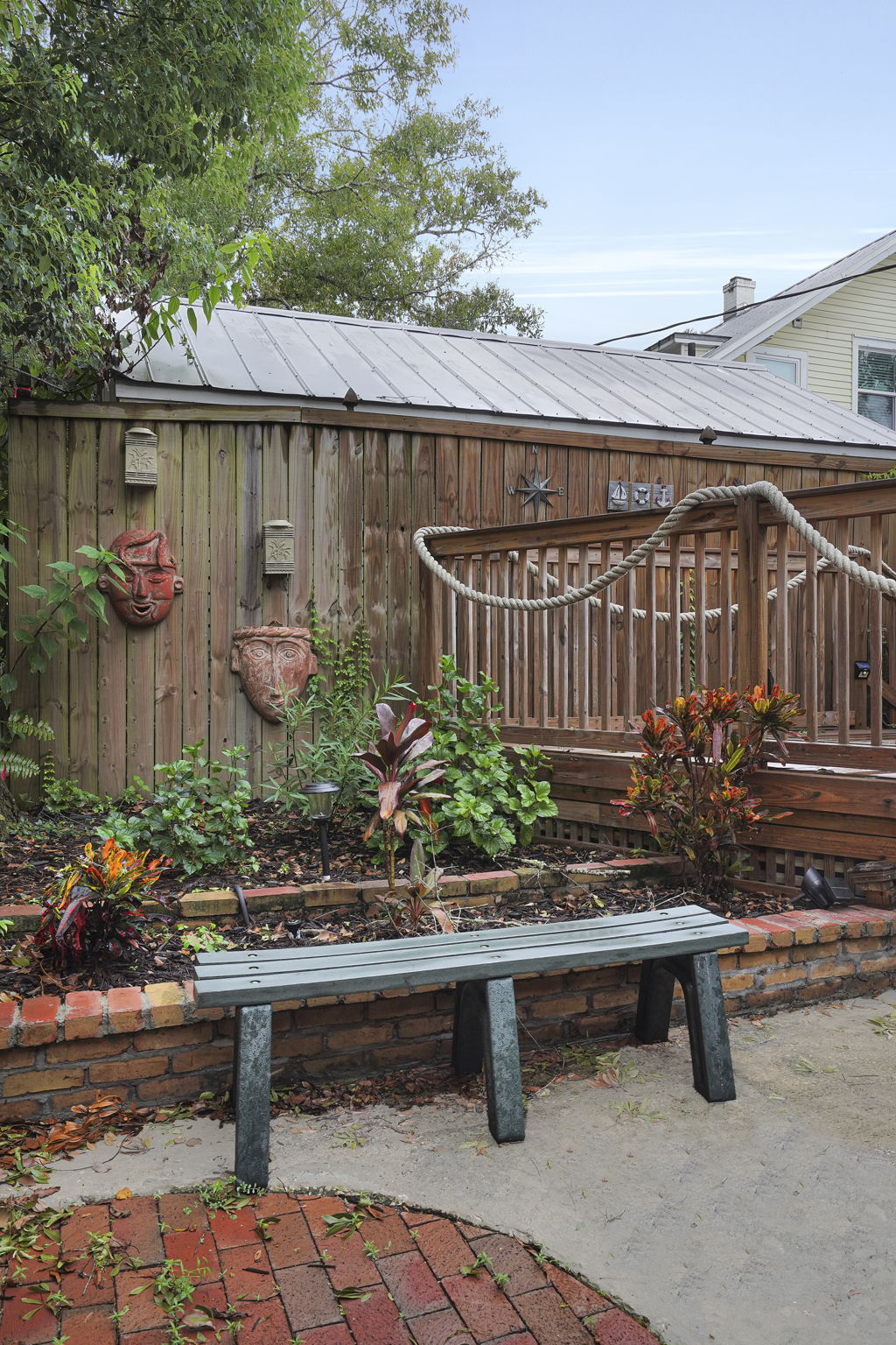 You will feel like just soaking in the backyard vibe