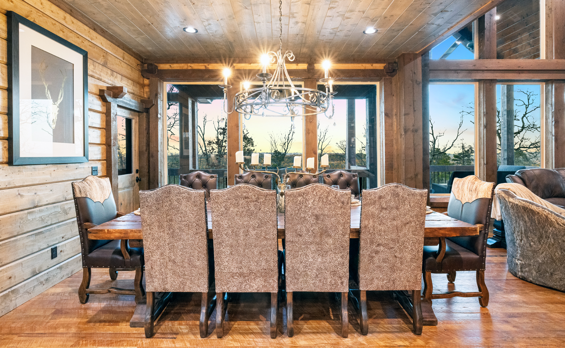 Rustic dining area designed for cozy meals and unforgettable gatherings