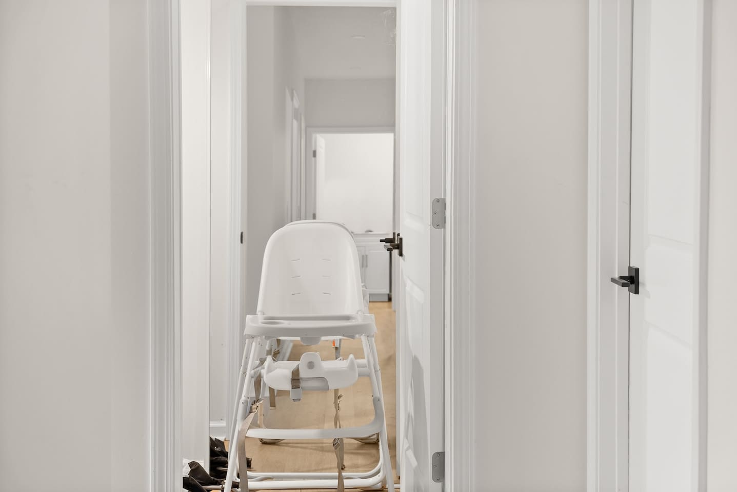 High chair available for families traveling with little ones