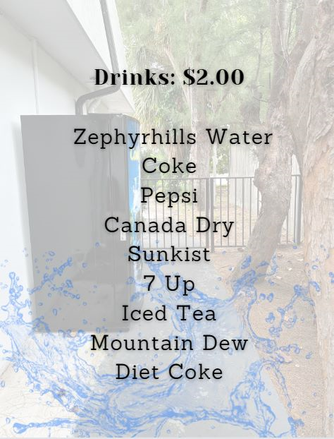 A variety of cold drinks to choose from. One complimentary digital drink pass per guest. 